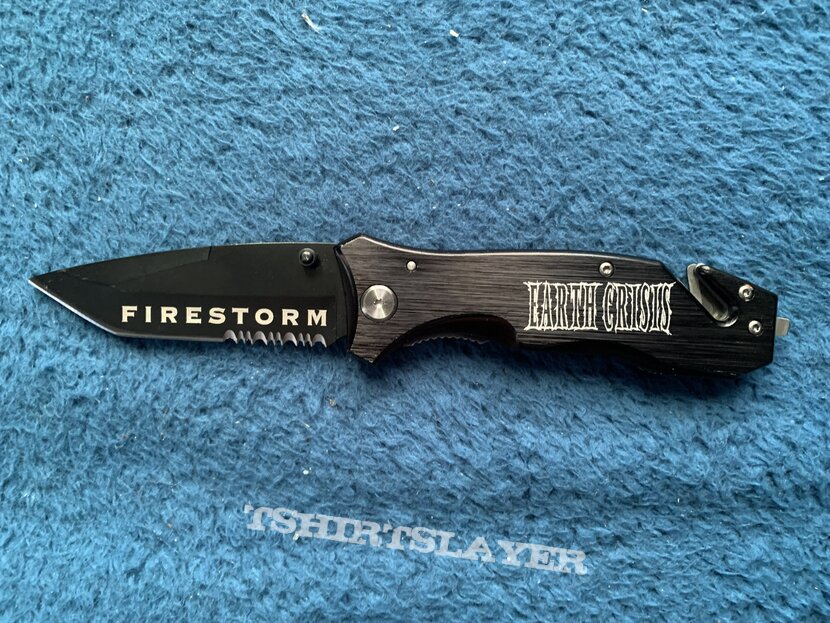 Earth Crisis pocket knife