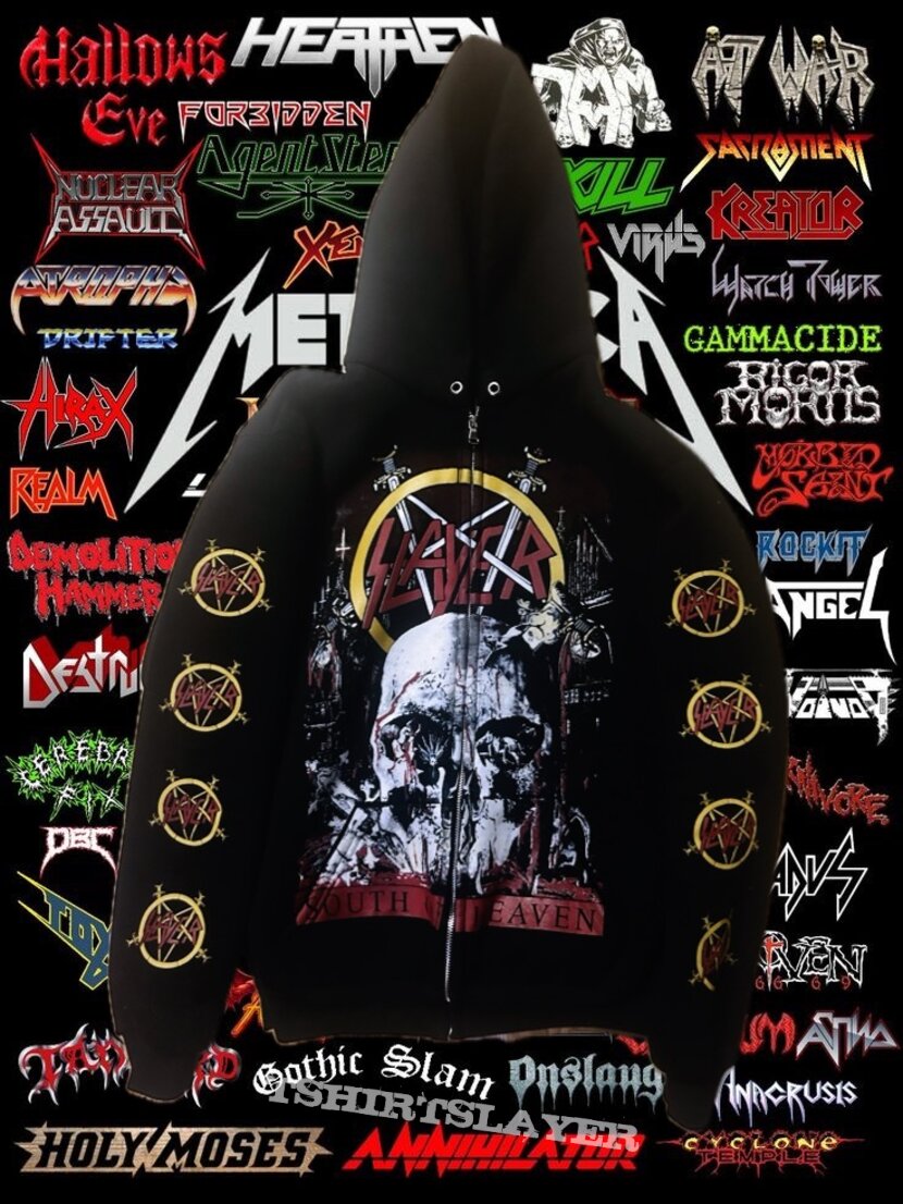 Slayer - South of Heaven zipped hoodie