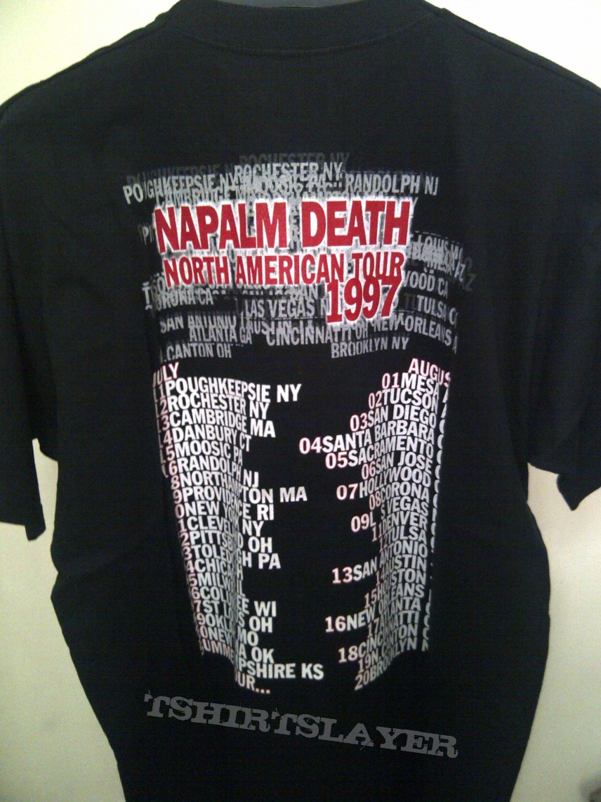TShirt or Longsleeve - Napalm Death - North American Tour 1997
