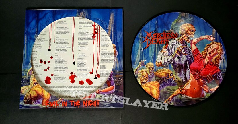 Merciless Death Evil In The Night Picture Vinyl