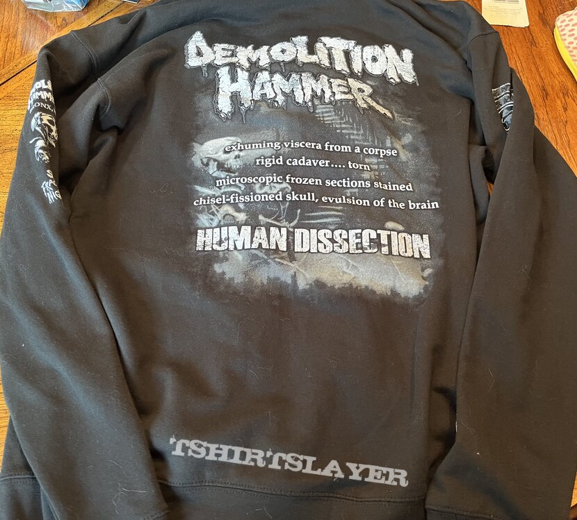 Demolition Hammer Human Dissection Hoody