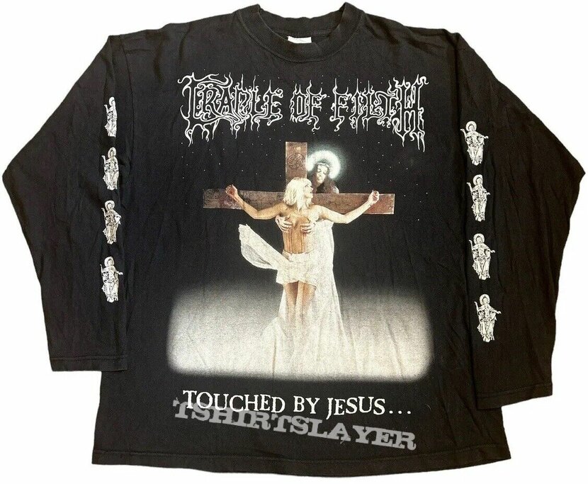 Cradle Of Filth Touched By Jesus Screen Stars Long Sleeve T Shirt 