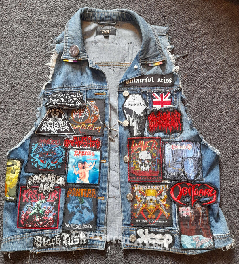 Slayer My Thrash/Death Metal battle vest