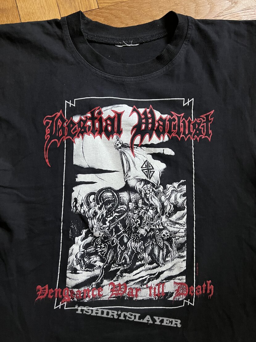 Bestial Warlust 1995 &quot;Vengeance War till Death&quot; shirt