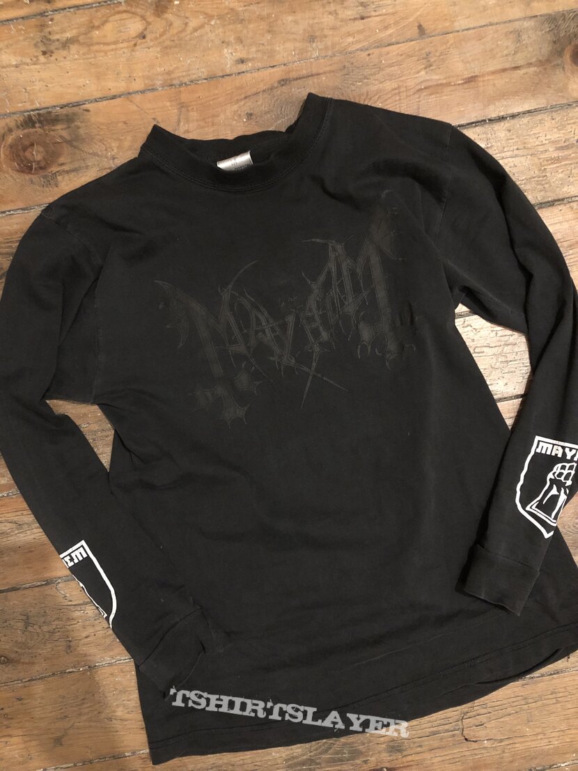 Mayhem Black logo longsleeve 