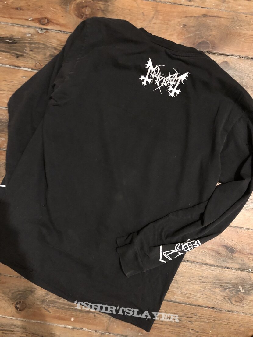 Mayhem Black logo longsleeve 