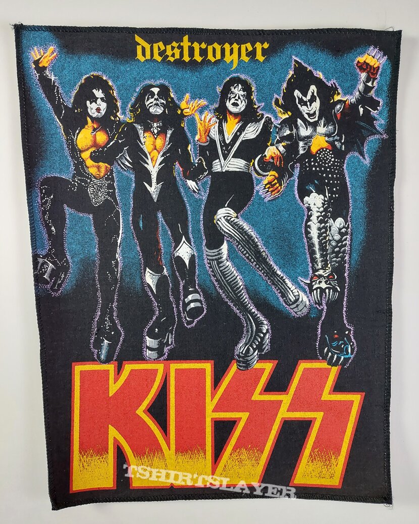 KISS destroyer 80s backpatch 