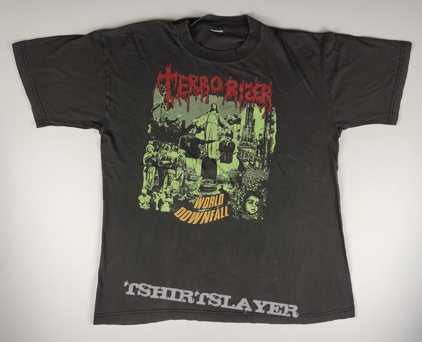 Terrorizer - World Downfall 1990 Earache shirt