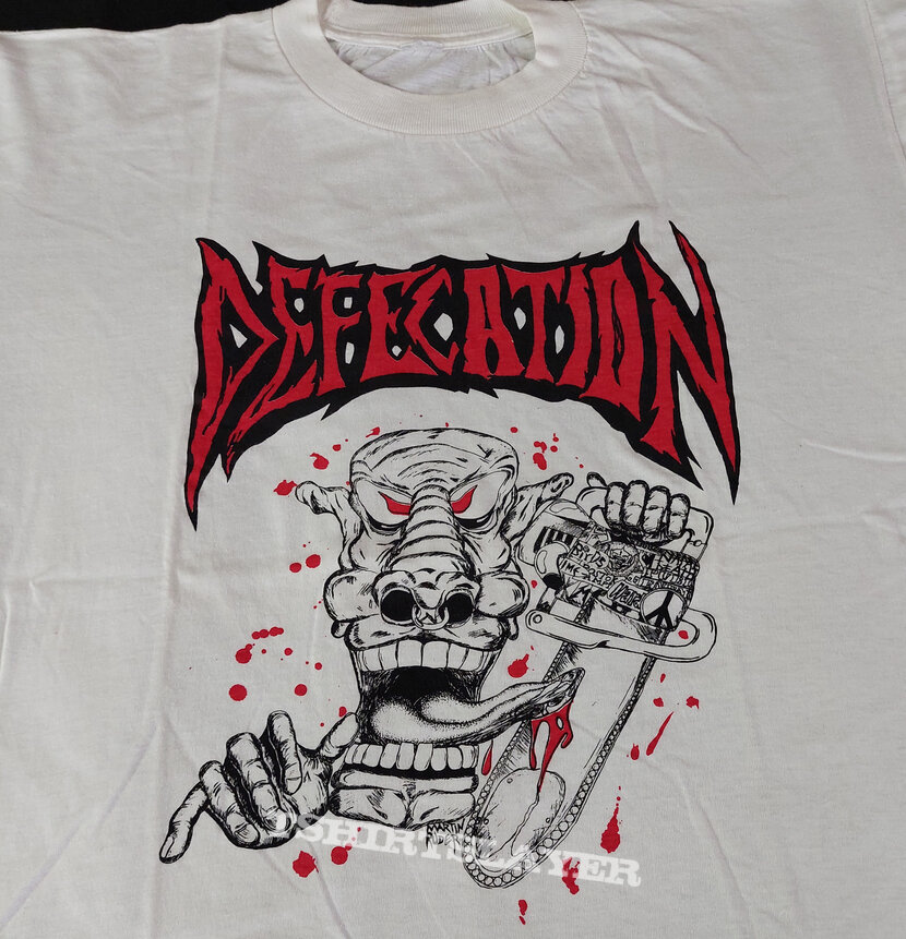DEFECATION original 1989 demo shirt 
