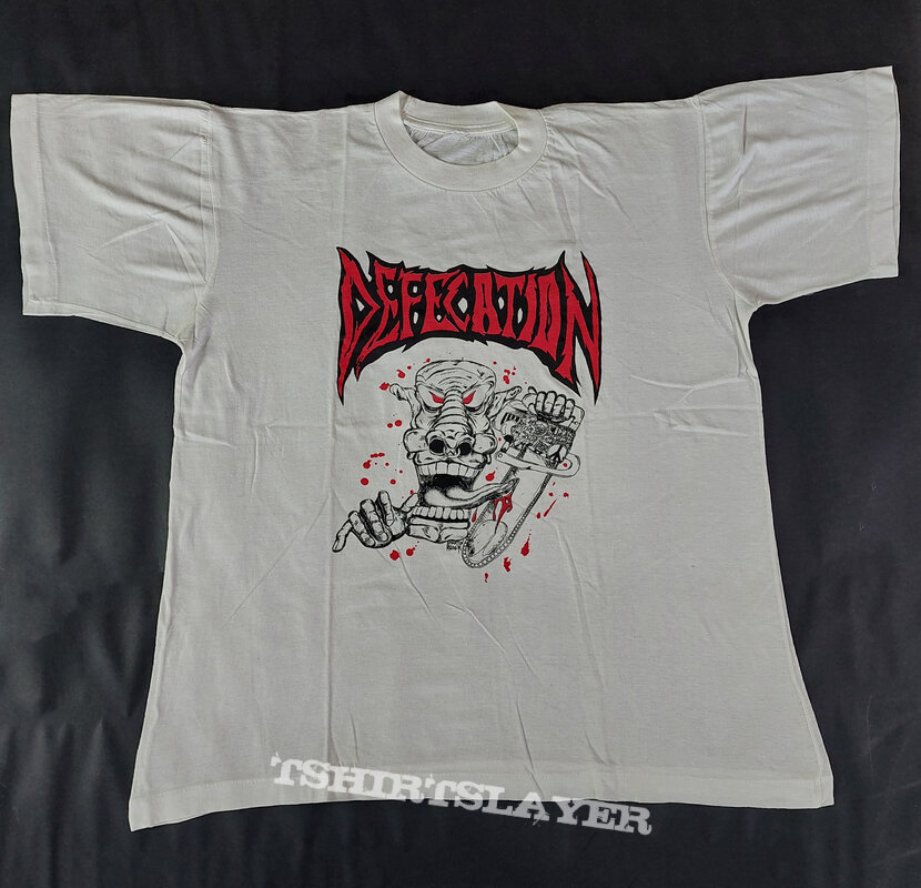 DEFECATION original 1989 demo shirt 