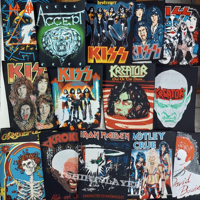 Various Bands Original 80s BACKPATCHES part 2 | TShirtSlayer TShirt and ...