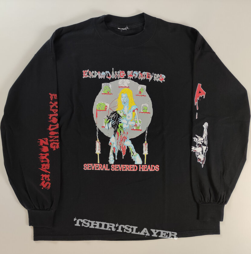 Exploding Zombies Exploding Several Severed Heads original longsleeve 