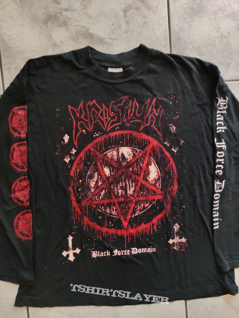 Krisiun “Black Force Domain” original 1997 tour longsleeve