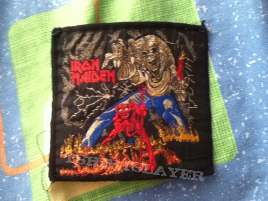 Iron maiden The númber of The beast vintage woven patch 