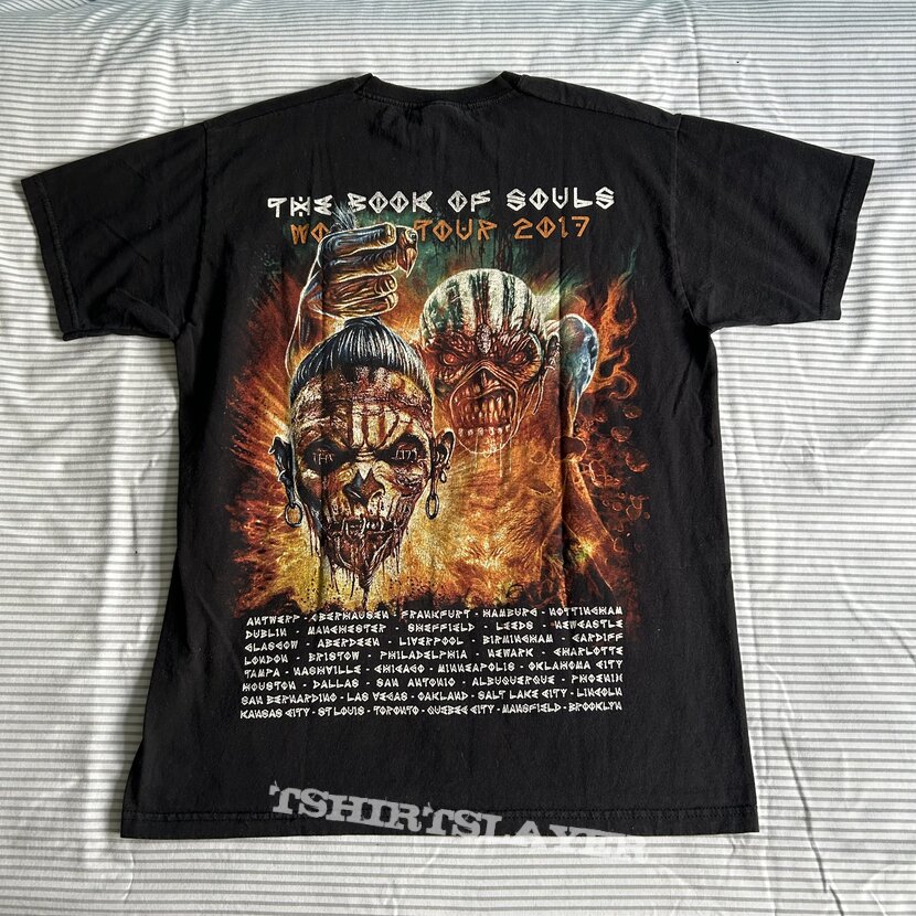 Iron Maiden Book of Souls Tour Shirt