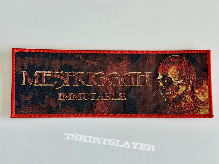 Meshuggah - Immutable Official Strip Patch (PTPP)