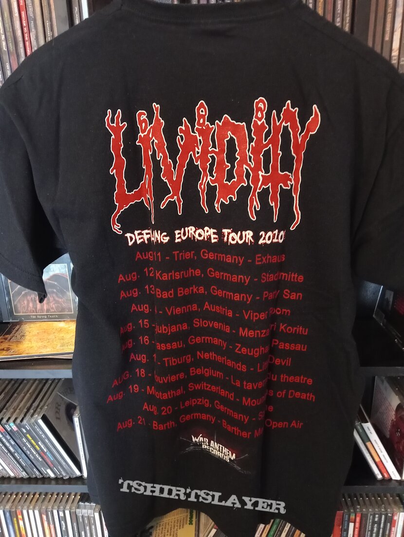 Lividity t shirt size M