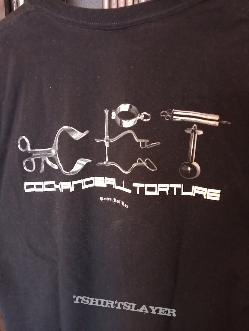 Cock And Ball Torture CBT t shirt logo size M
