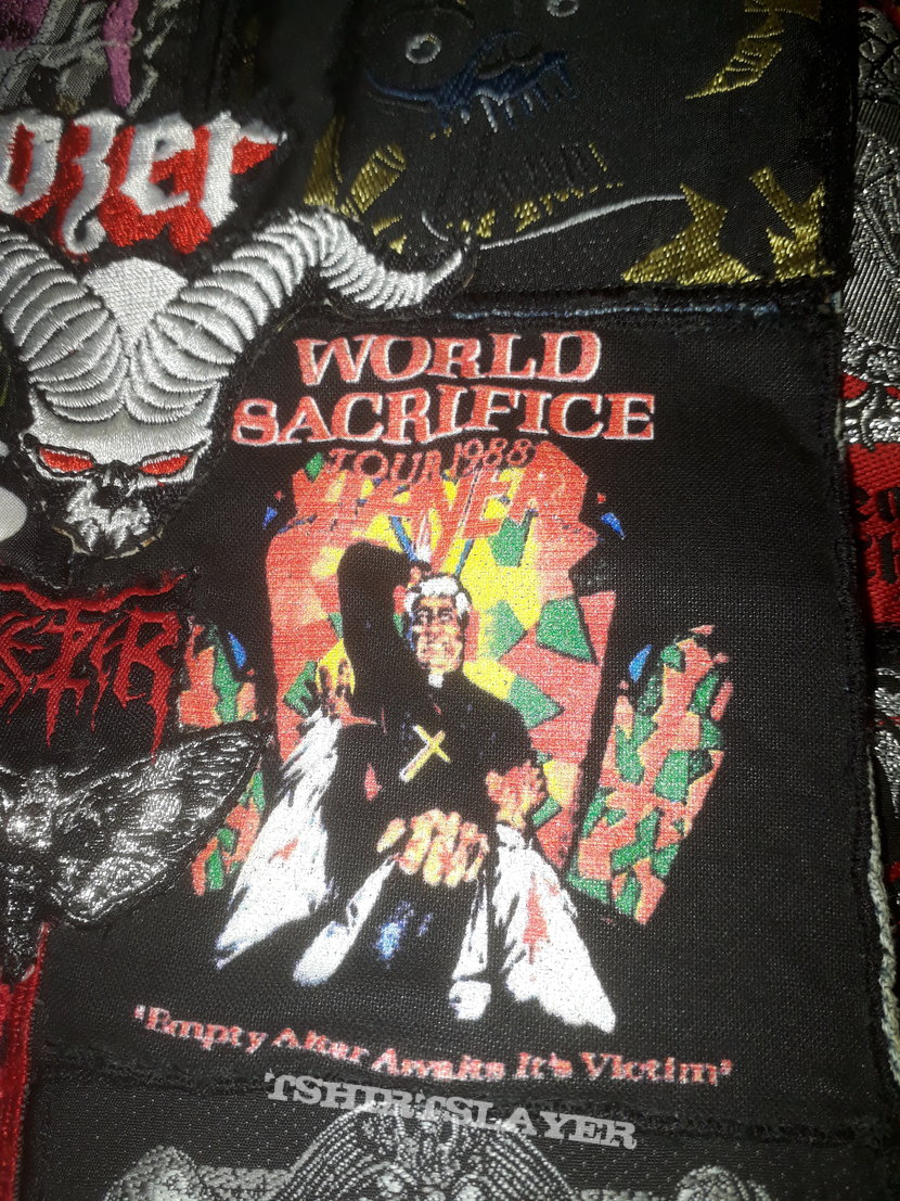Slayer - World Sacrifice Tour 1988 - Old Patch