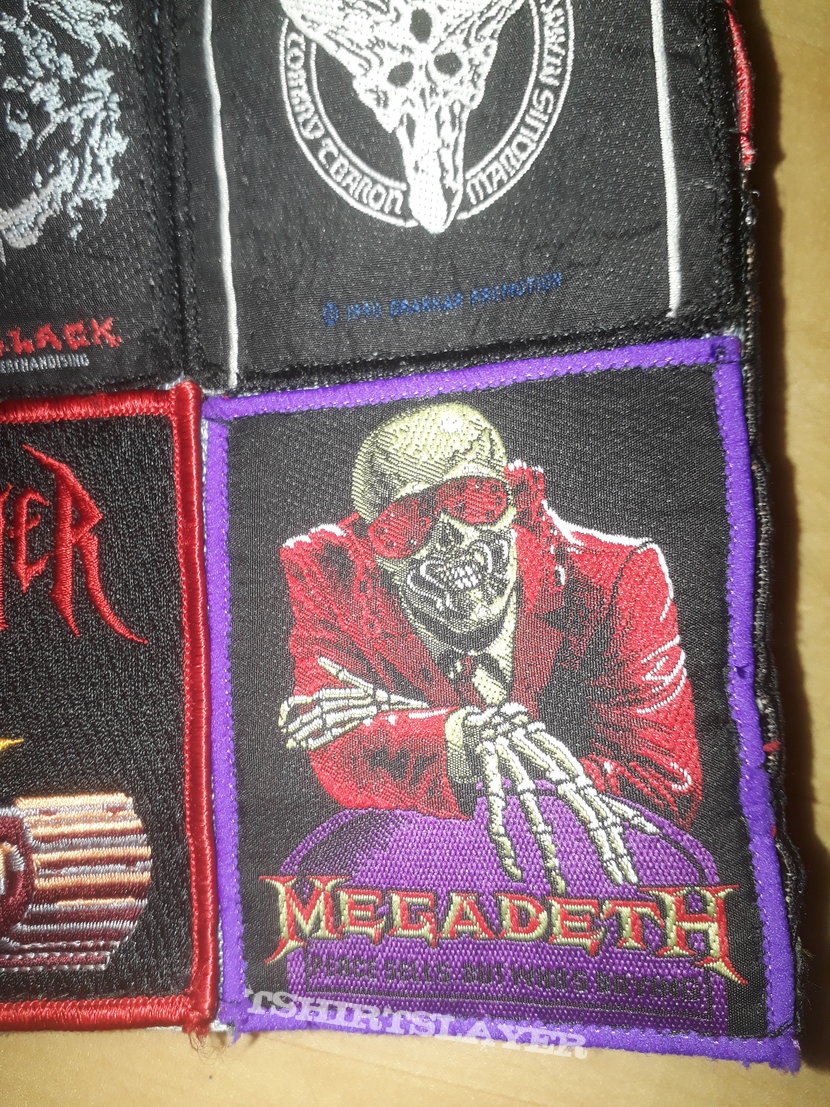 Megadeth - Peace Sells...But Who’s Buying - Patch with purple border