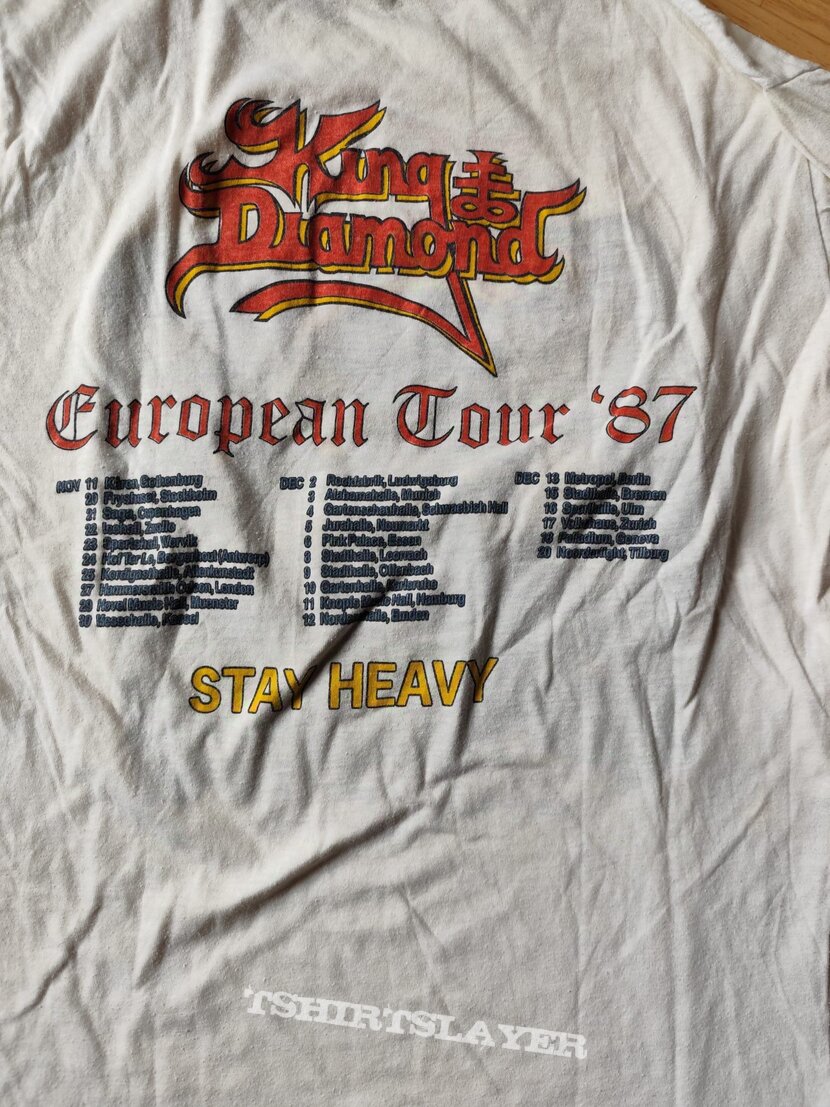 King Diamond Tourshirt 1987 King Diamond Tourshirt 1987