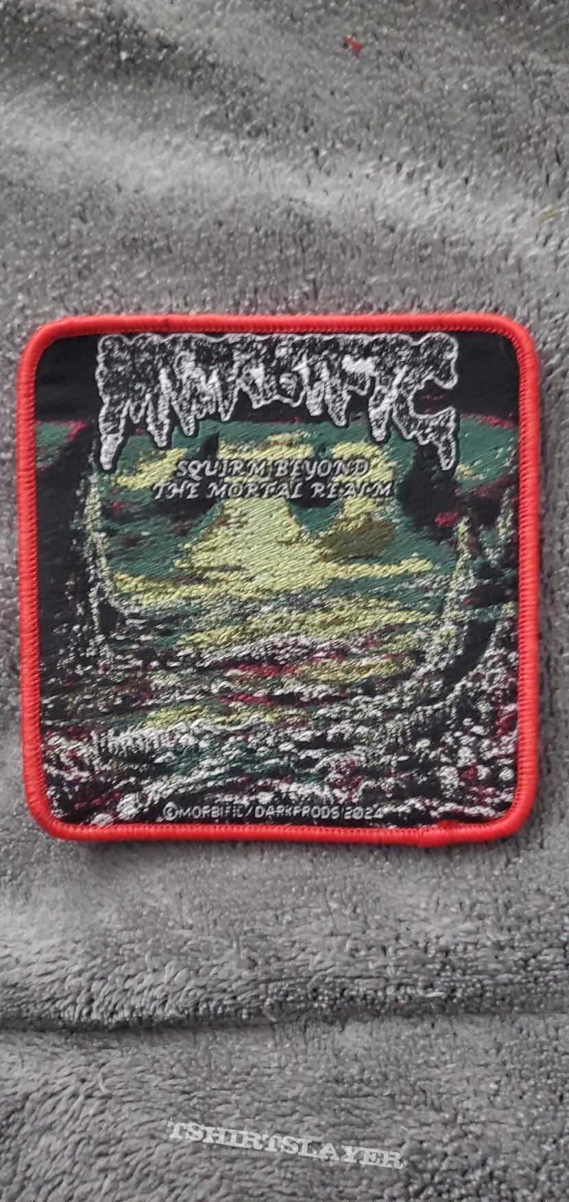 Morbific Squirm Beyond the Moral Realm red border patch