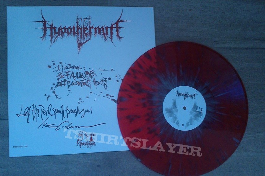 Hypothermia &quot;veins&quot; LP signed by Kim Carlsson