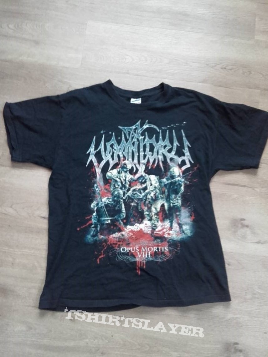 Vomitory no end to suffering tour 2011 shirt