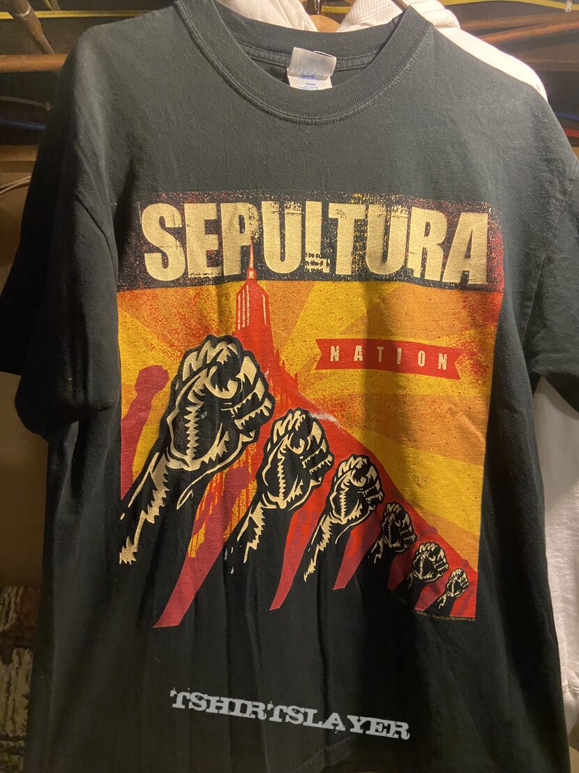 2001 Sepultura Nation Tee