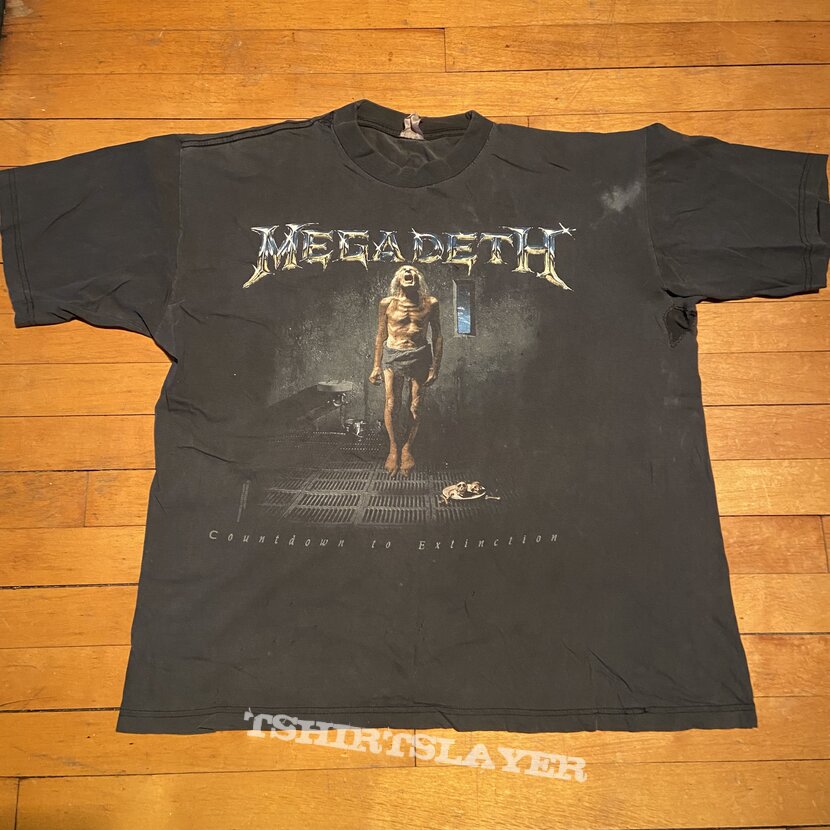 90s Megadeth Countdown to Extinction Tee