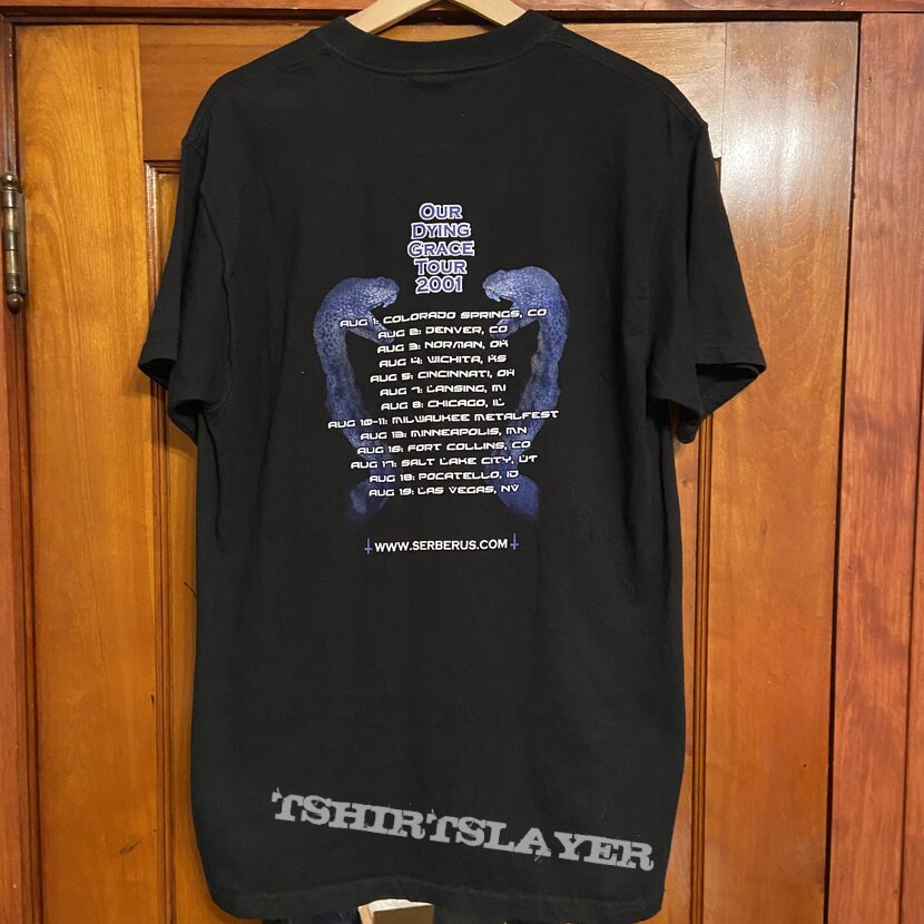 Serberus 2001 Commanders of the Black Flame Tour Tee