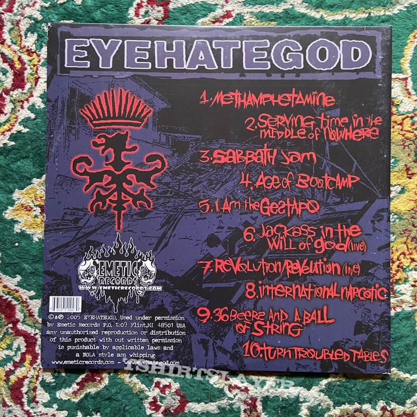 2005 Eyehategod Preaching the End Time Message Record