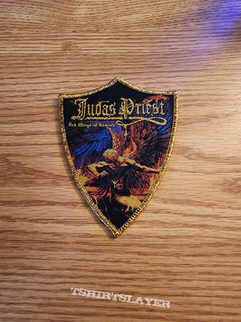 Judas Priest Sad Wings of Destiny Shield Patch