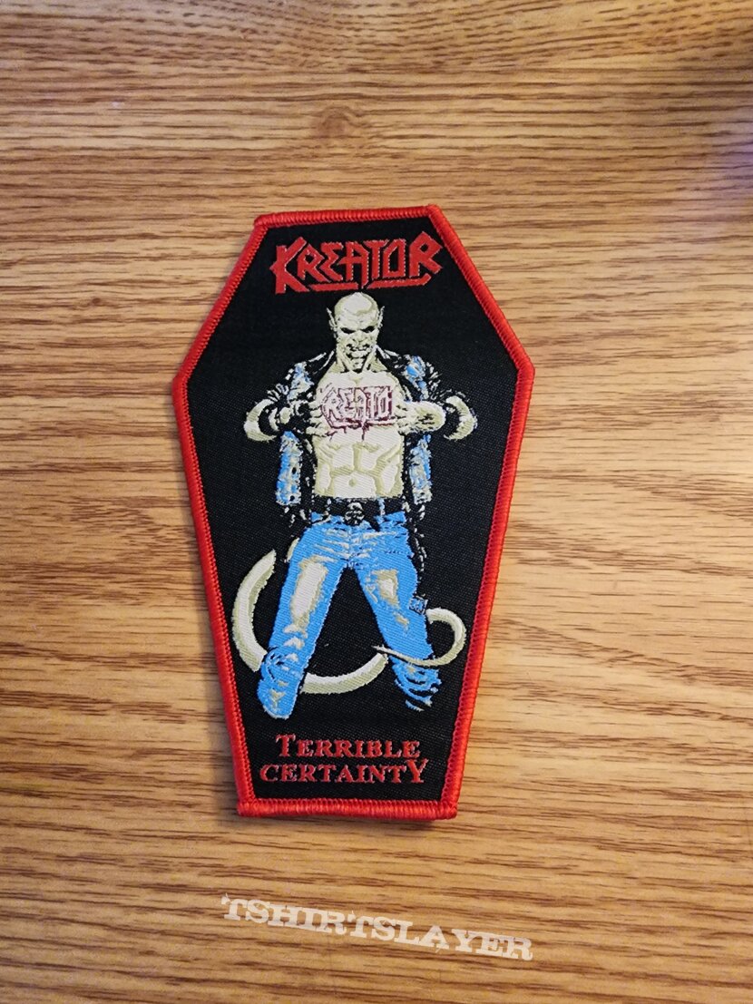 Kreator Terrible Certainty Coffin Patch