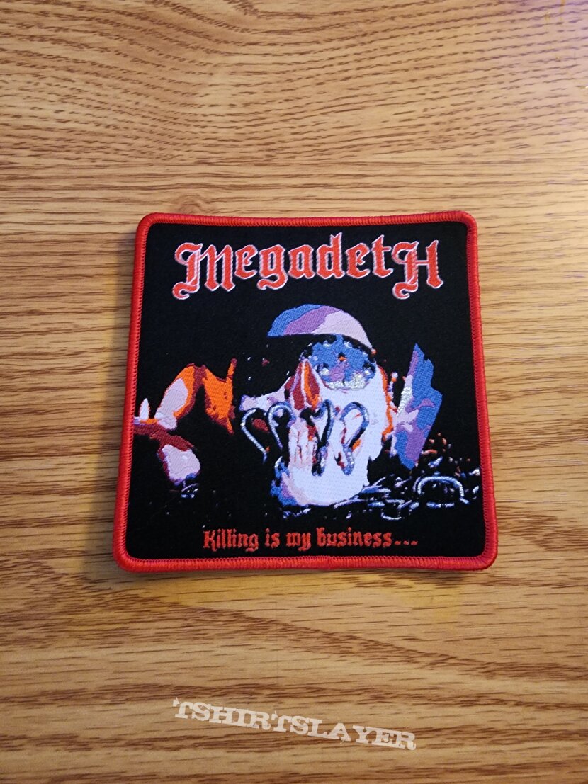 Megadeth Killing is my Business Square Patch