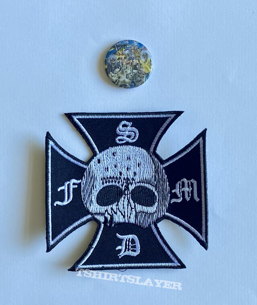 Black Label Society SDMF Iron Cross Patch
