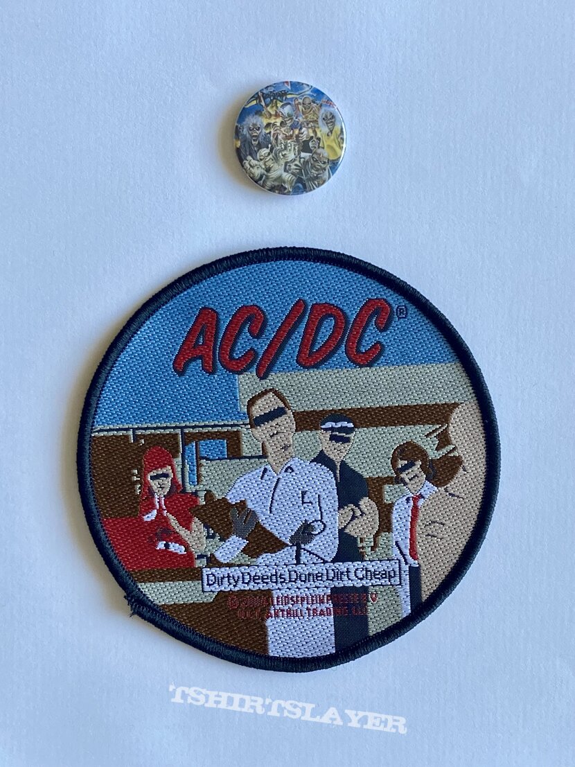 AC/DC Dirty Deeds Done Dirt Cheap Circular Patch