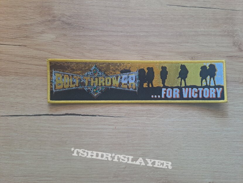 Bolt thrower ...For Victory stripe patch