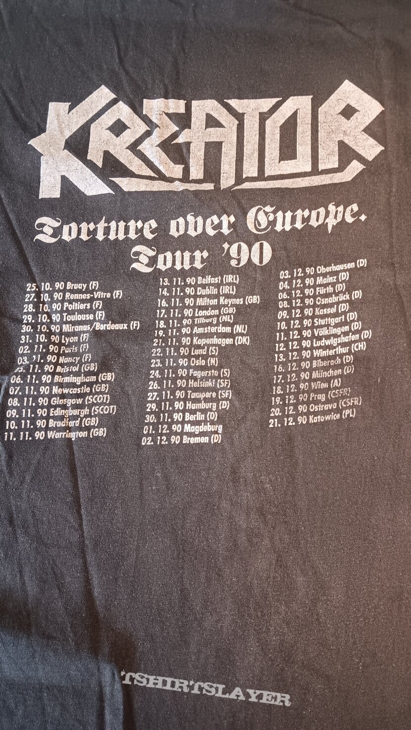 Kreator Torture over Europe 1990