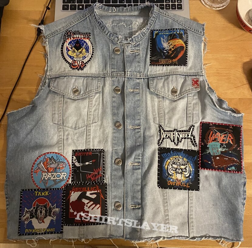 Whiplash Kreator my denim vest