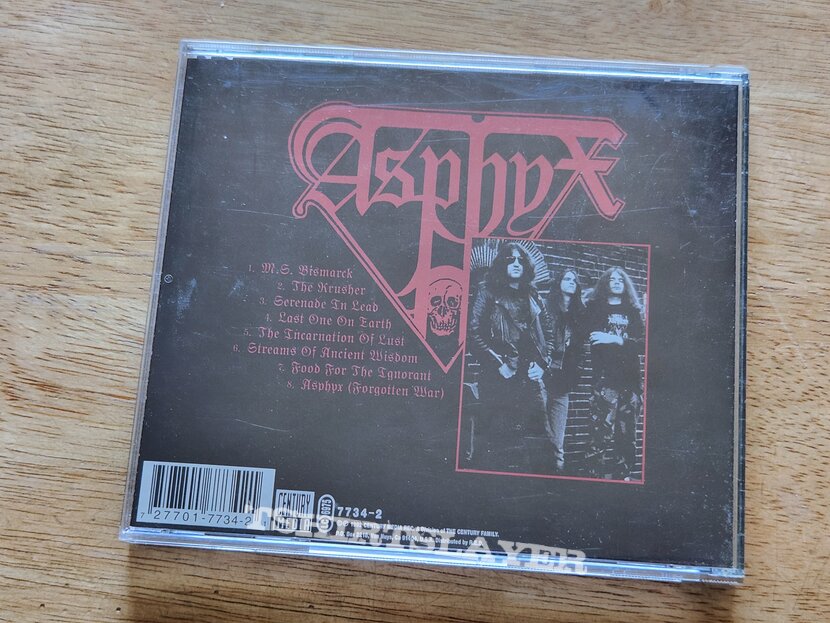 Asphyx - Last One On Earth CD