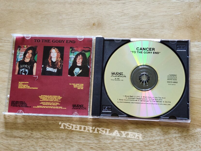 Cancer - To The Gory End CD