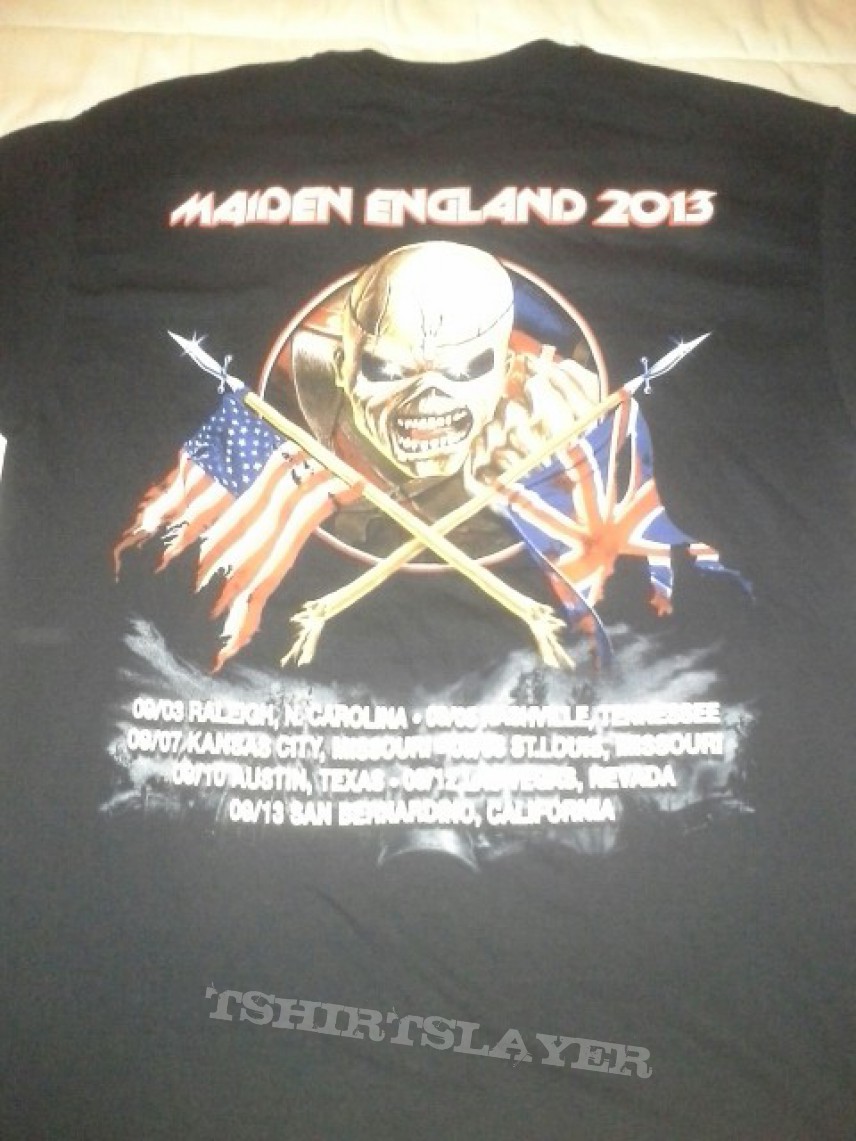 Iron Maiden - 2013 Maiden England US Event Shirt