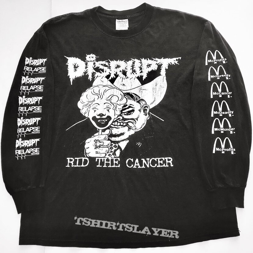 DISRUPT 1998 Rid the Cancer LS T-Shirt XL