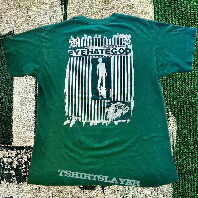 EYEHATEGOD 1989 Green Children of God Short Sleeve T-Shirt