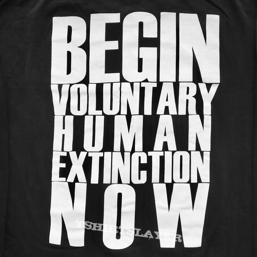 CATTLE DECAPITATION 2006 Begin Voluntary Human Extinction LS T-Shirt sz XL