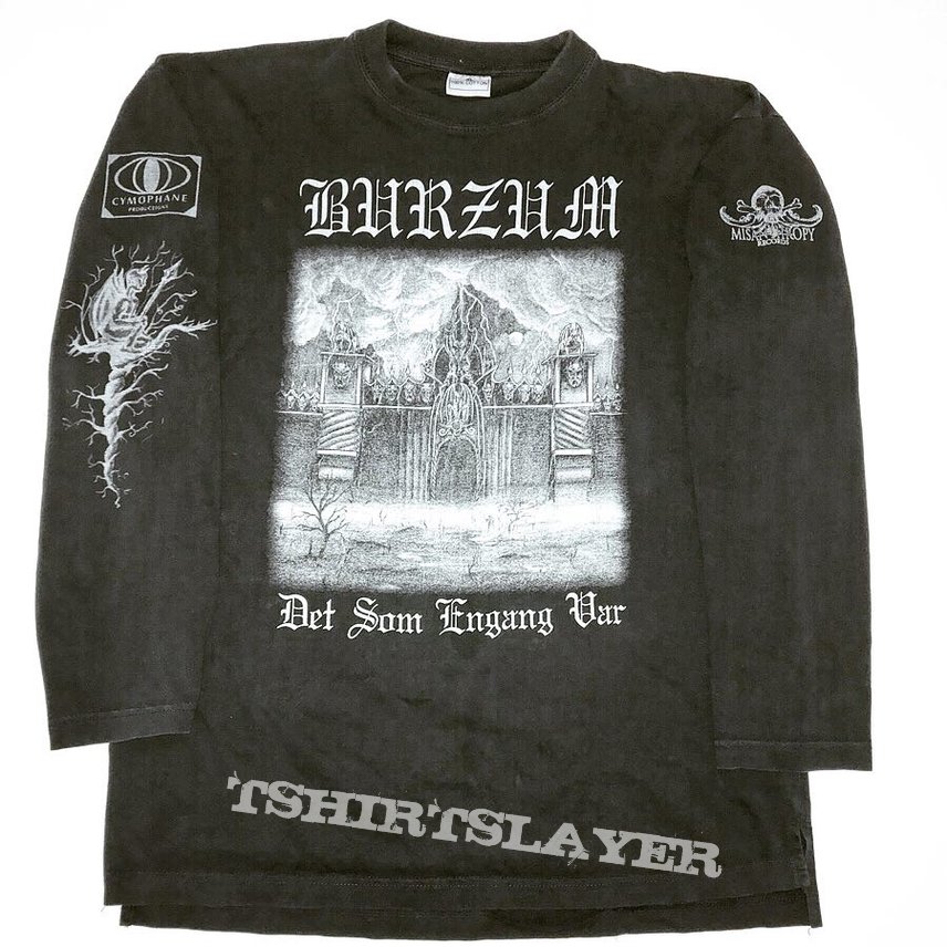 Burzum Vintage 1998 Det Som Engang Var longsleeve Shirt | TShirtSlayer  TShirt and BattleJacket Gallery