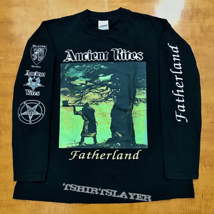 ANCIENT RITES 1997 Fatherland Longsleeve Shirt XL 