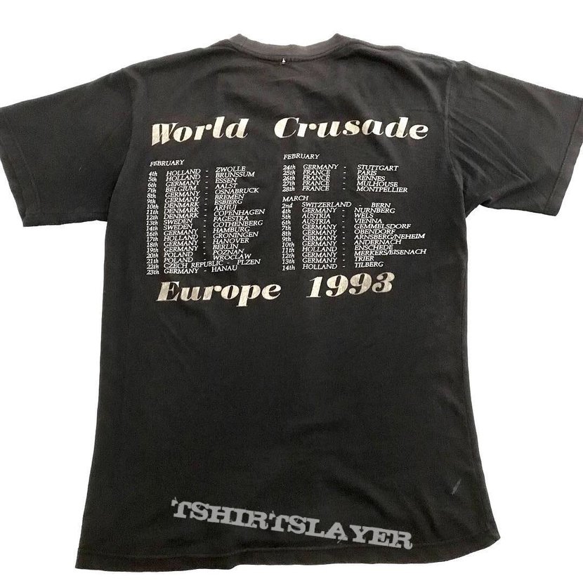 Bolt Thrower 1993 the IVth Crusade tour shirt