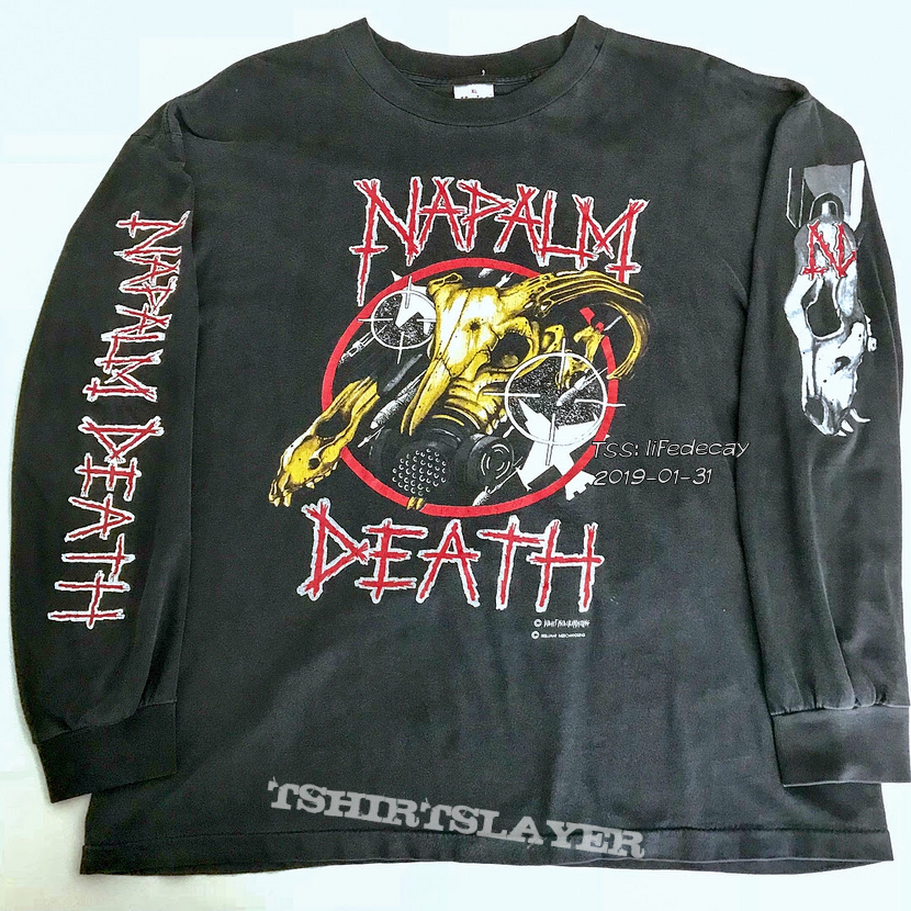 Napalm Death vintage early 90's longsleeve | TShirtSlayer TShirt